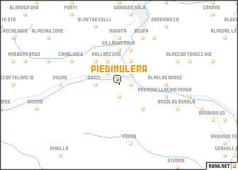 map of Piedimulera