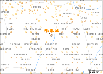 map of Piédogo