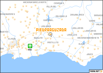 map of Piedra Aguzada