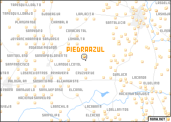 map of Piedra Azul