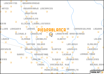 map of Piedra Blanca