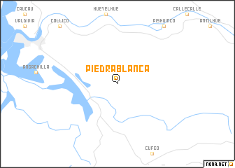 map of Piedra Blanca