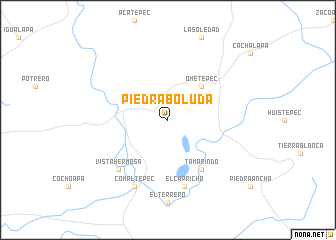 map of Piedra Boluda