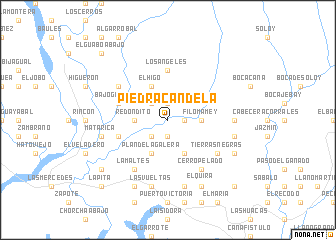 map of Piedra Candela