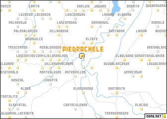 map of Piedra Chele