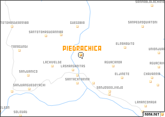 map of Piedra Chica