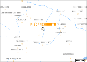 map of Piedra Chiquita