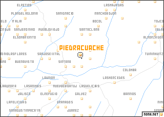 map of Piedra Cuache