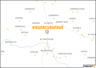 map of Piedra Cuadrada