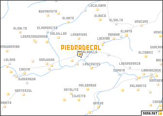 map of Piedra de Cal