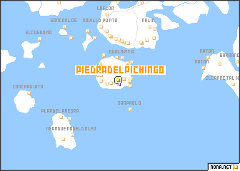 map of Piedra del Pichingo