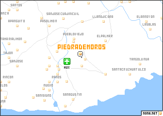 map of Piedra de Moros