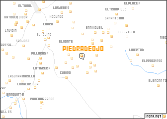 map of Piedra de Ojo