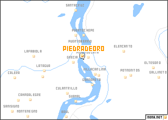 map of Piedra de Oro