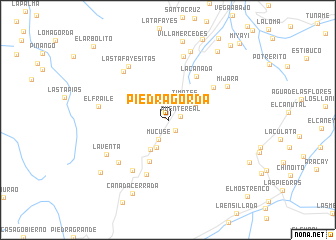 map of Piedra Gorda