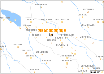 map of Piedra Grande