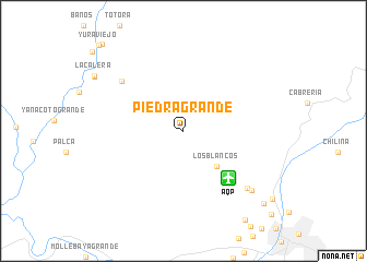 map of Piedra Grande