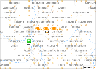 map of Piedra Grande