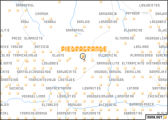 map of Piedra Grande