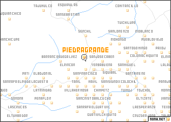 map of Piedra Grande