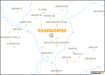 map of Piedra Grande