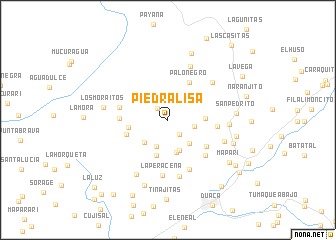 map of Piedra Lisa