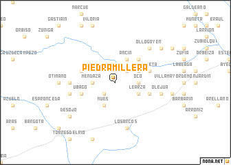 map of Piedramillera