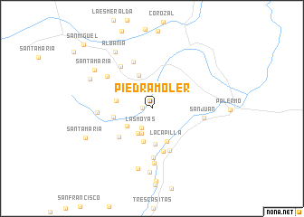 map of Piedramoler