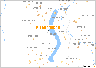 map of Piedra Negra