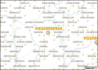 map of Piedra Parada