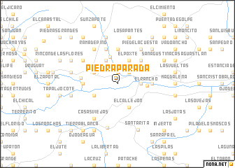 map of Piedra Parada