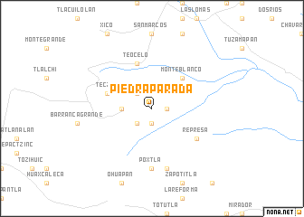 map of Piedra Parada