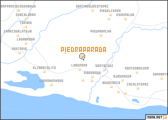map of Piedra Parada
