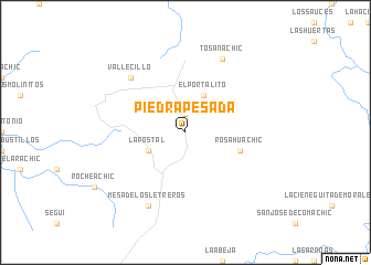 map of Piedra Pesada