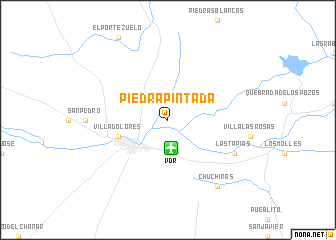 map of Piedra Pintada