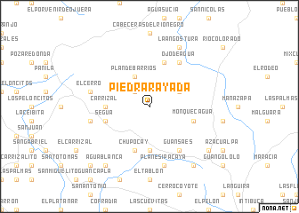 map of Piedra Rayada