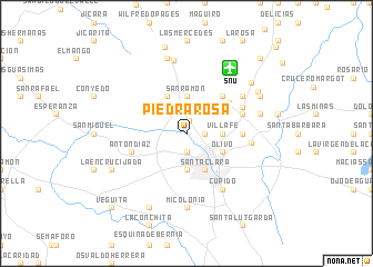 map of Piedra Rosa