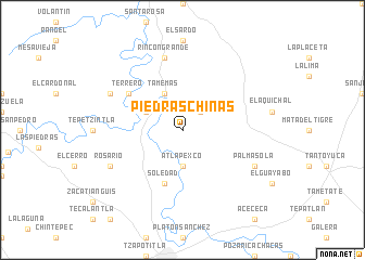 map of Piedras Chinas
