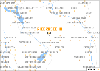 map of Piedrasecha