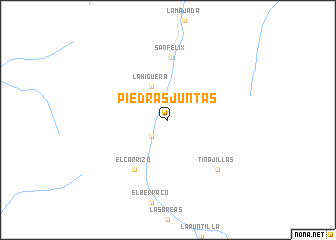 map of Piedras Juntas