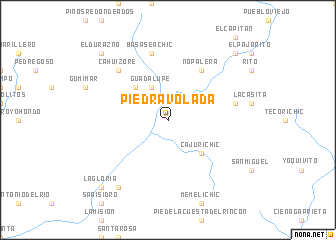 map of Piedra Volada
