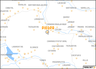 map of Piedra