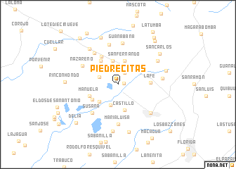 map of Piedrecitas