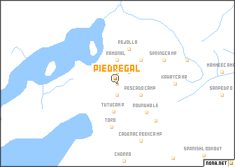 map of Piedregal