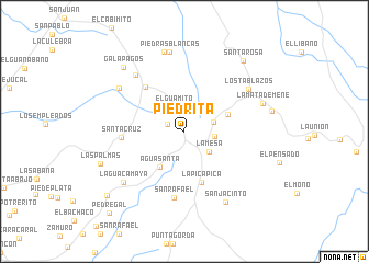 map of Piedrita