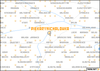 map of Piekary Michałówka