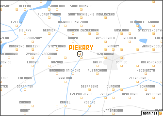 map of Piekary