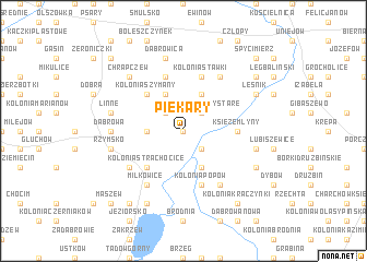 map of Piekary