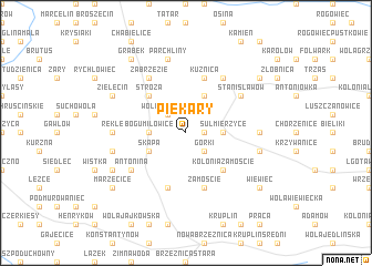 map of Piekary