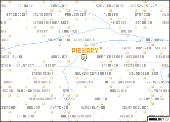 map of Piekary